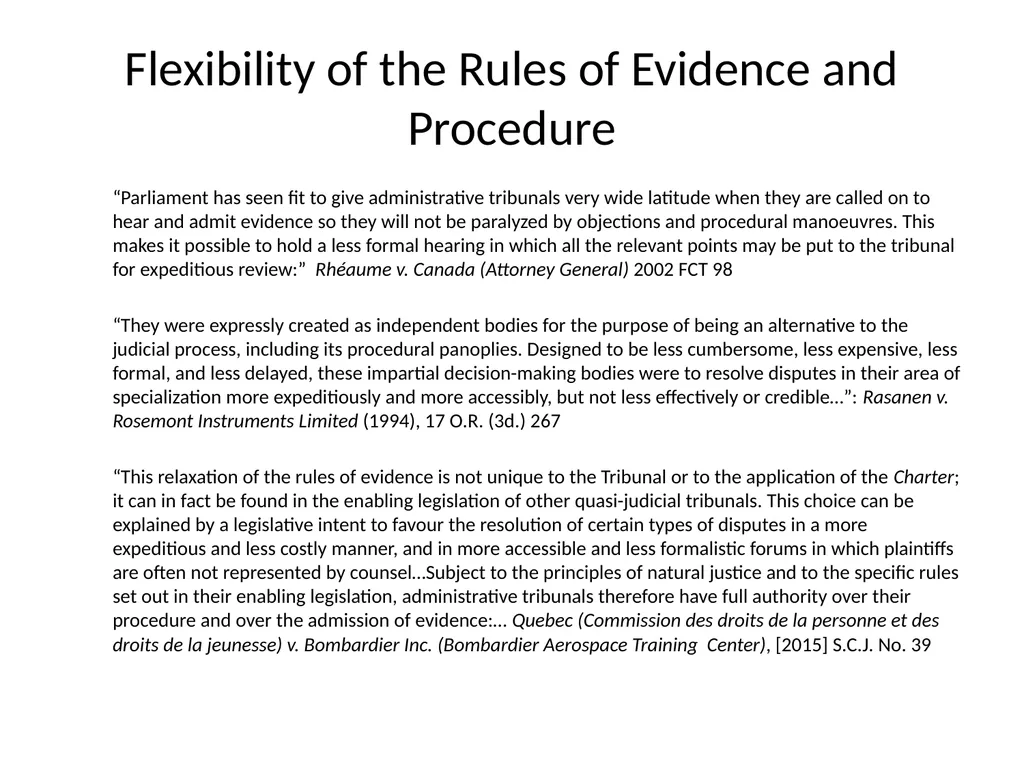 Expert Opinion Evidence: A Return to First - slide 23 of 33