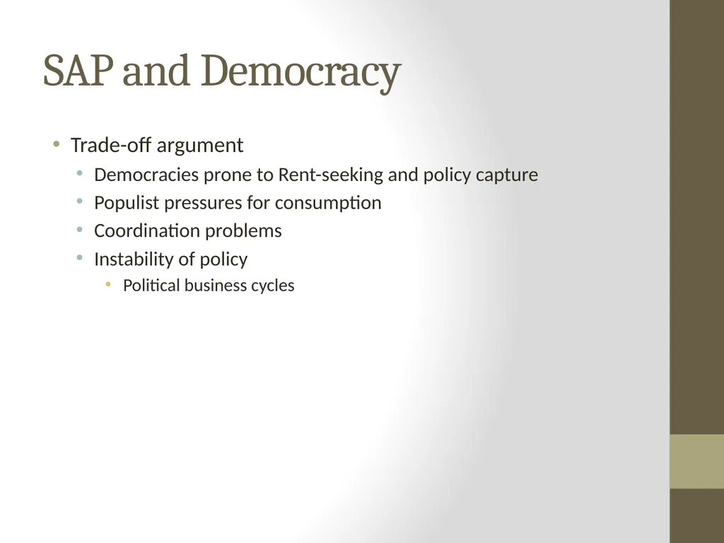 Modernisation theories The linear view of - slide 8 of 16
