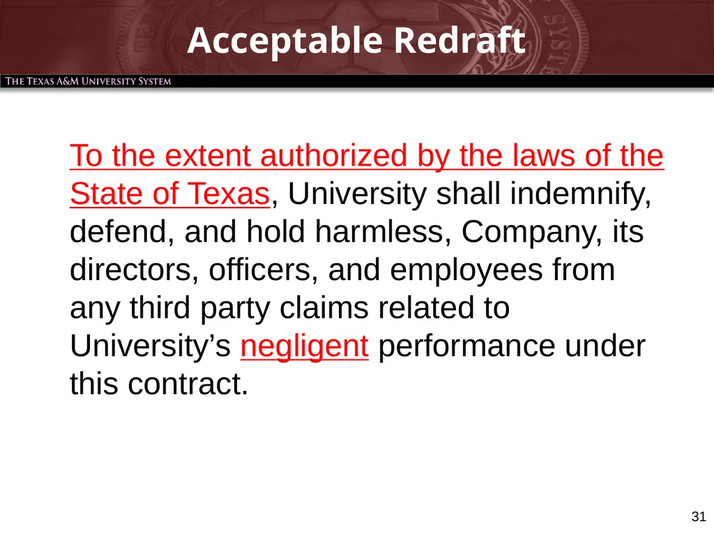 Warren J. DeLuca Assistant General Counsel - slide 31 of 58