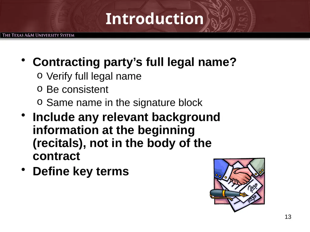 Warren J. DeLuca Assistant General Counsel - slide 13 of 58