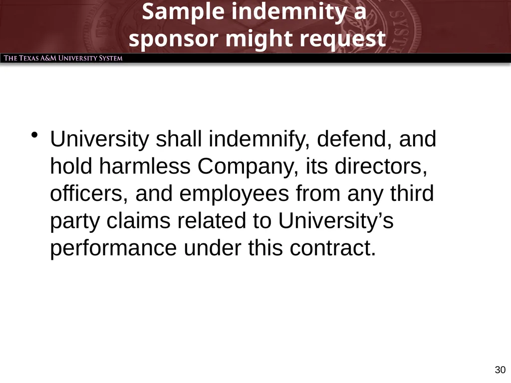 Warren J. DeLuca Assistant General Counsel - slide 30 of 58