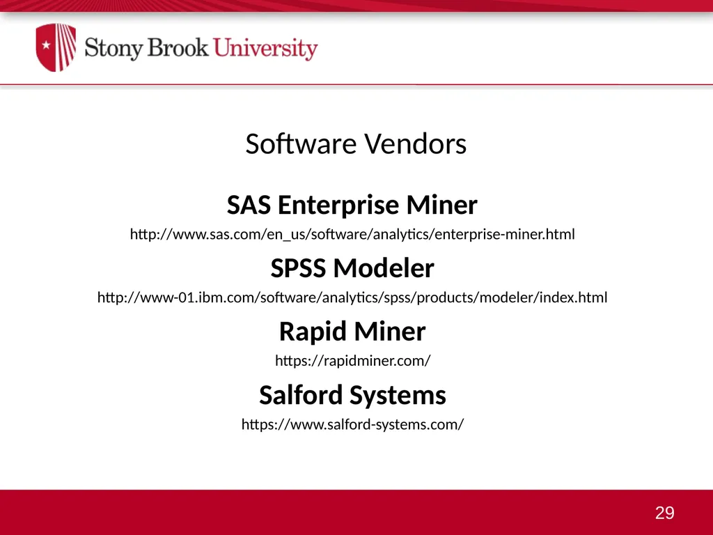 An Overview of Data Mining: Predictive Modeling - slide 29 of 29