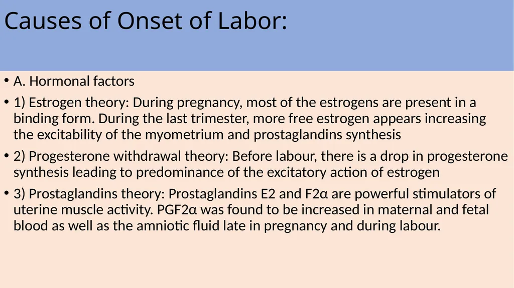 Labor and its physiology 2022-2023 4th year - slide 6 of 34