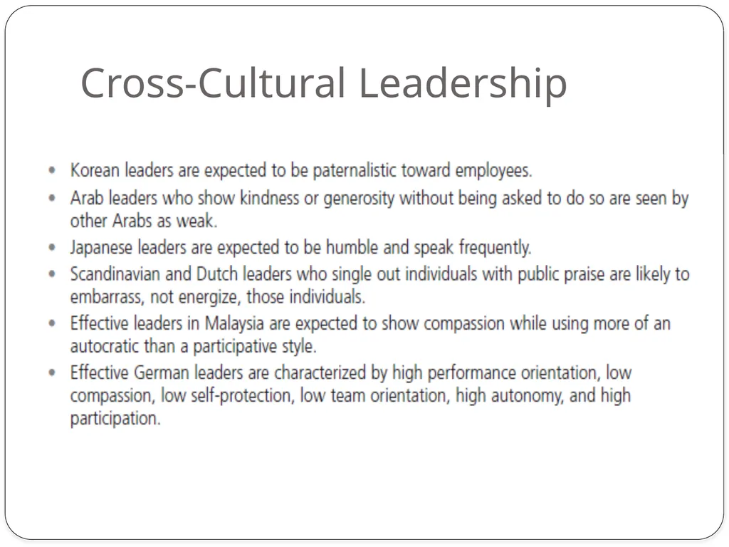 Developing Leadership Strategies for the 21st - slide 6 of 23