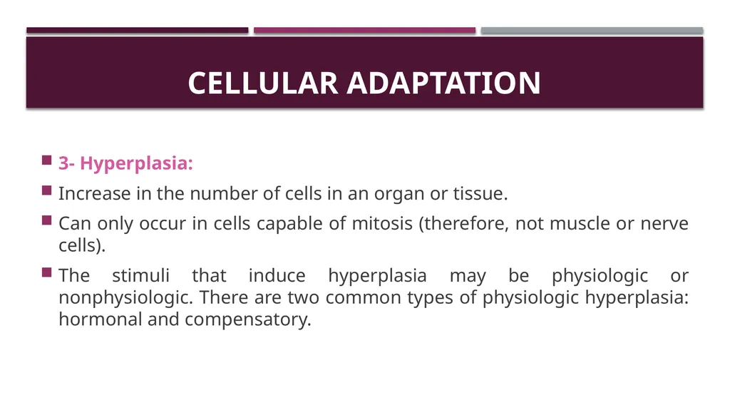 Cellular adaptation and cellular injury Prof. Dr. - slide 7 of 25