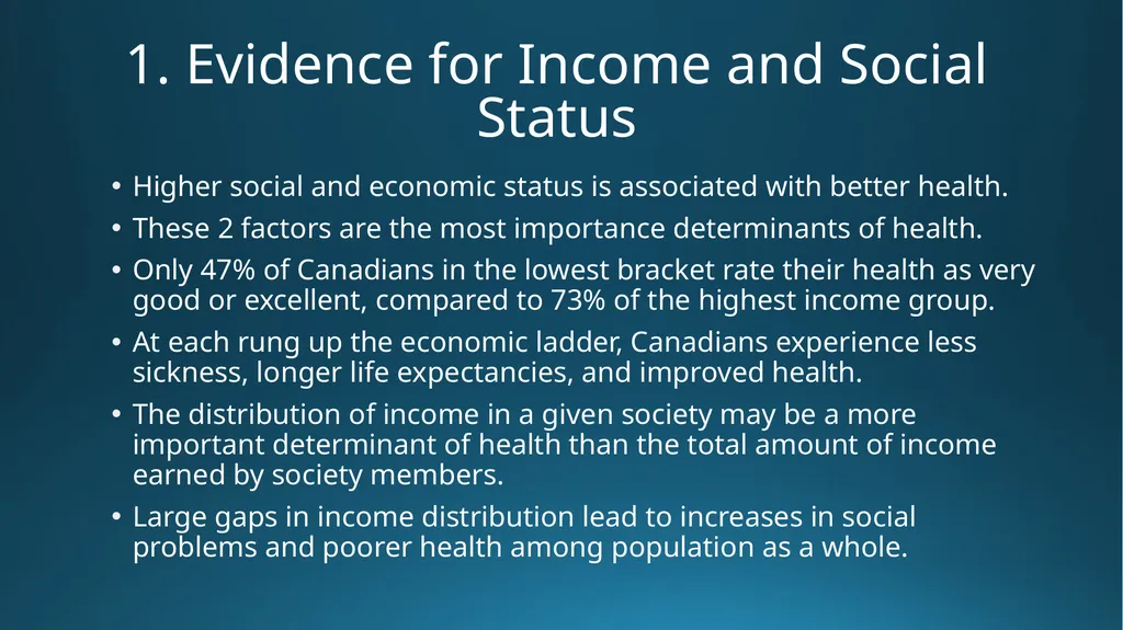 Social Determinants of Health Addressing Health - slide 6 of 30