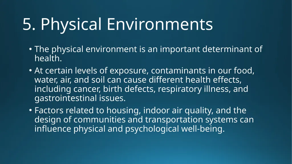 Social Determinants of Health Addressing Health - slide 13 of 30