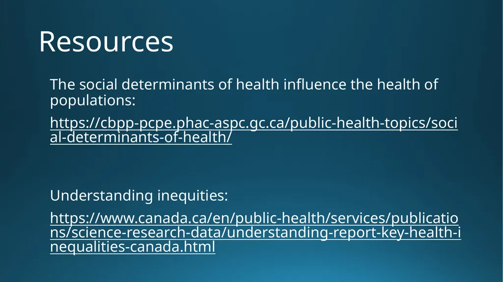 Social Determinants of Health Addressing Health - slide 29 of 30