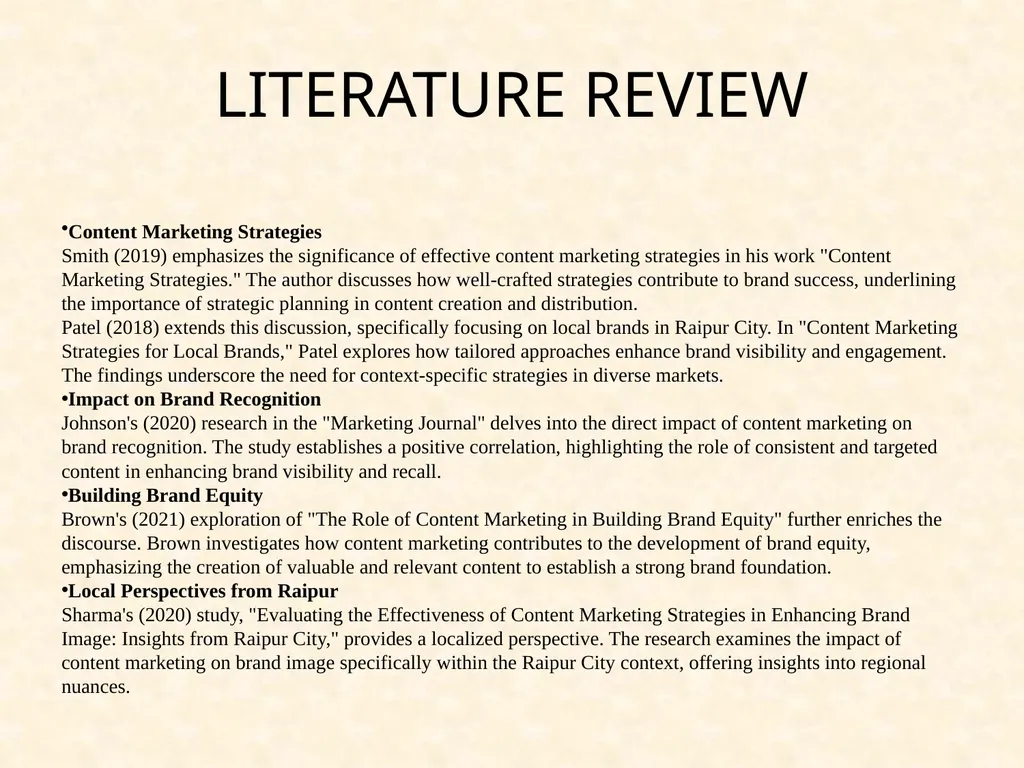 "ANALYZING CONTENT MARKETING'S IMPACT ON BRANDS IN - slide 4 of 13