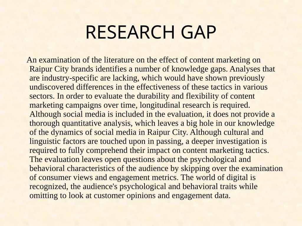 "ANALYZING CONTENT MARKETING'S IMPACT ON BRANDS IN - slide 7 of 13