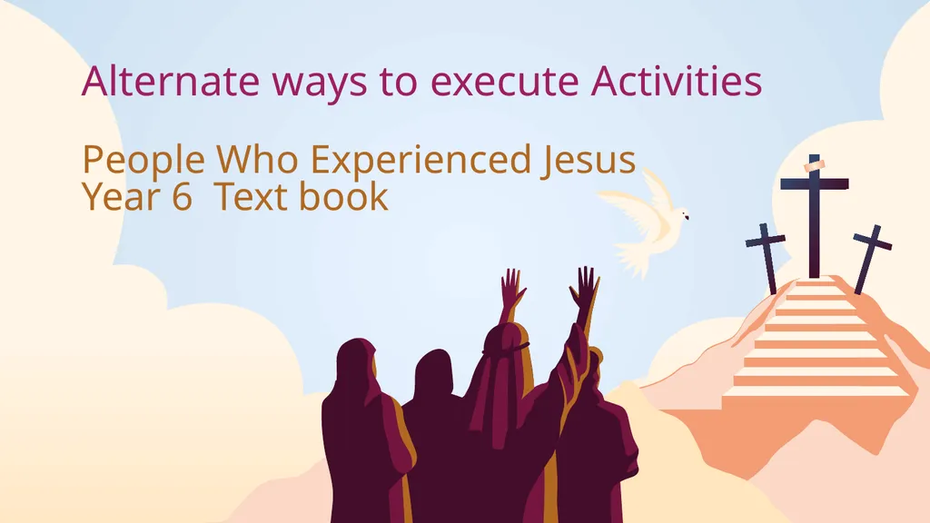 Alternate ways to execute Activities People Who - slide 1 of 19