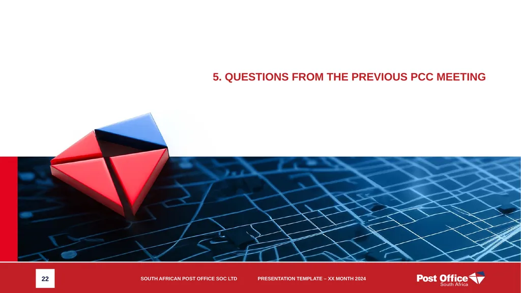 SOUTH AFRICAN POST OFFICE (SOC) LTD - (SAPO) - slide 22 of 27