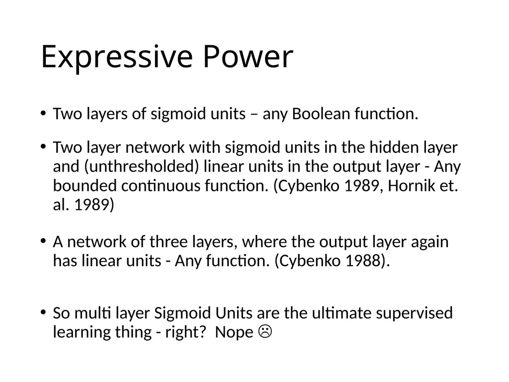 Artificial Neural Networks What are Artificial - slide 23 of 29