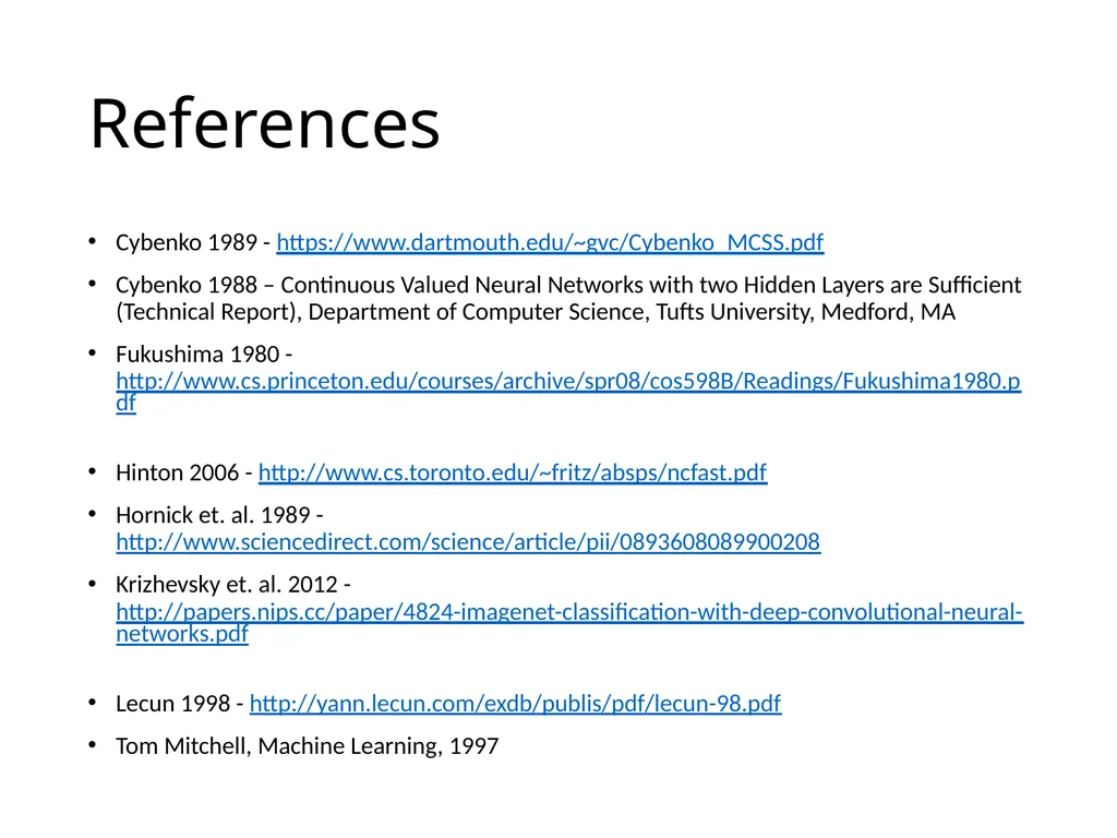 Artificial Neural Networks What are Artificial - slide 29 of 29