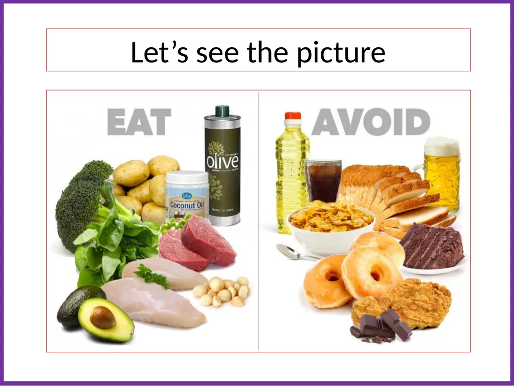 Today’s TOPIC: GOOD FOOD UNIT- 2 LESSON- 1 Open - slide 6 of 7
