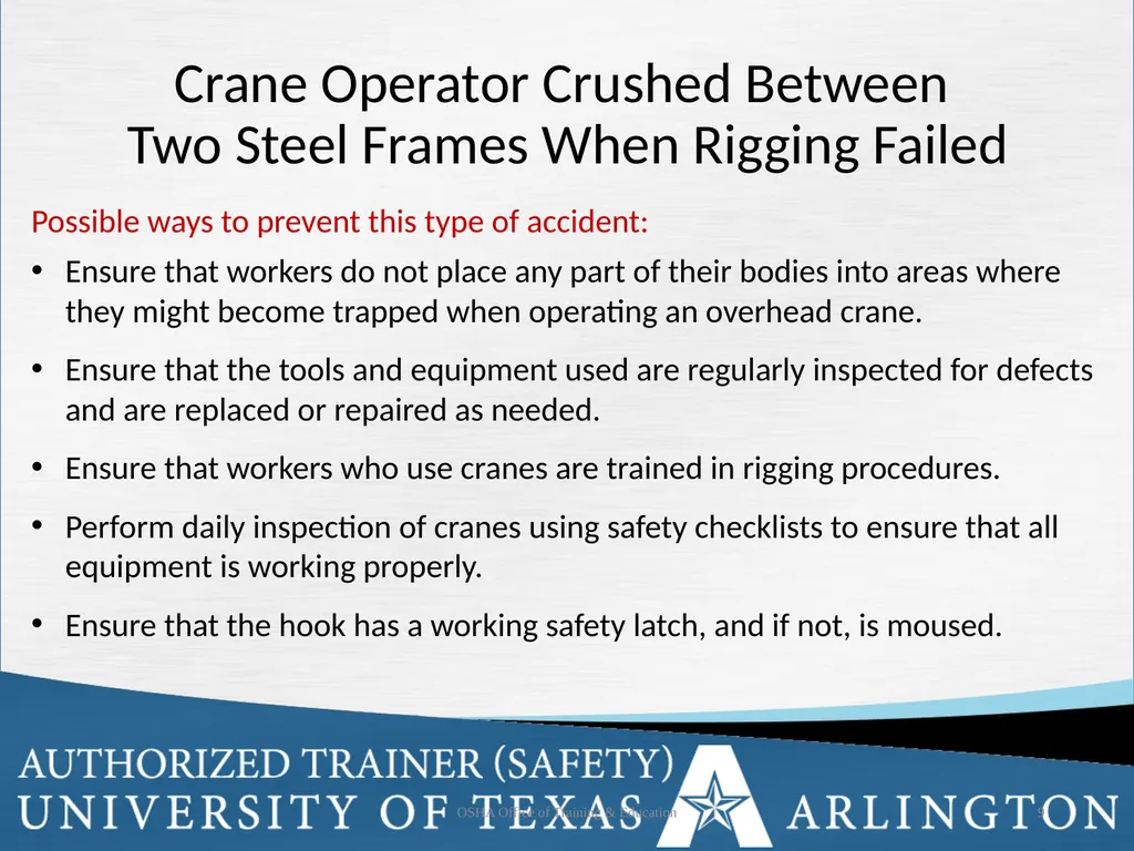 Rigging Basics Learning Objectives Describe - slide 9 of 34