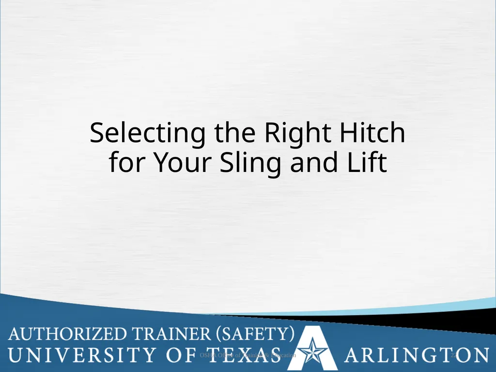 Rigging Basics Learning Objectives Describe - slide 22 of 34