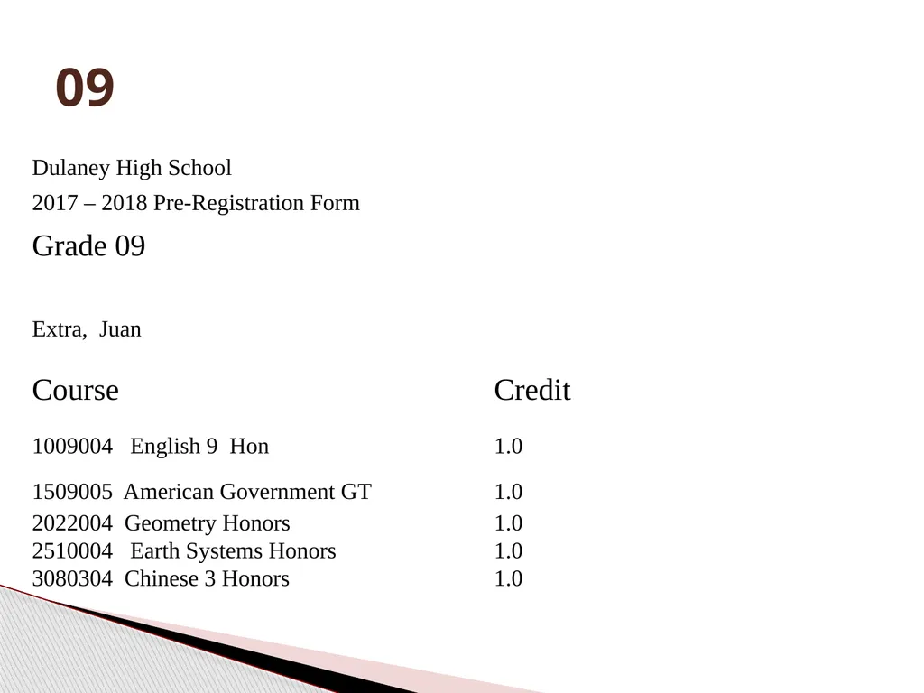 Parent Information Night Dulaney High School - slide 29 of 32