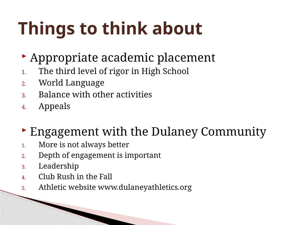 Parent Information Night Dulaney High School - slide 30 of 32