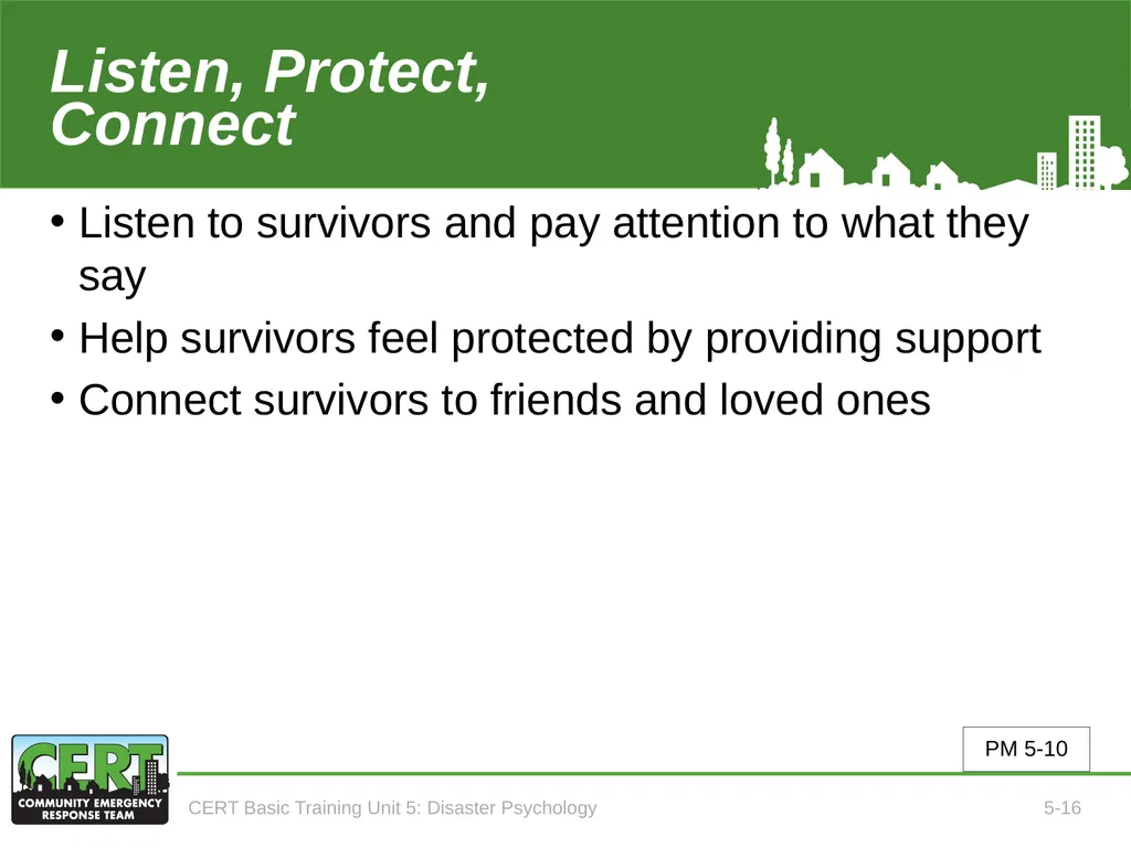 CERT Basic Training CERT Basic Training Unit 5: - slide 18 of 24