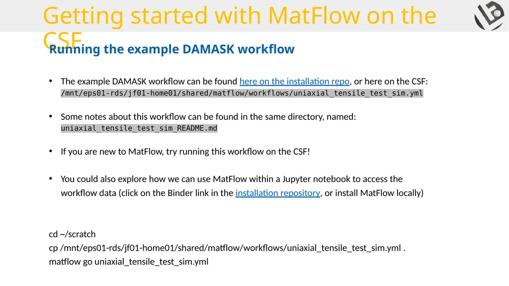 MatFlow Introduction 2021.03.05 What is MatFlow? - slide 10 of 10