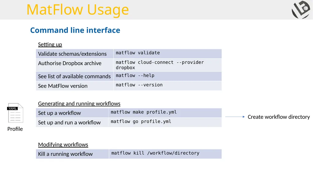 MatFlow Introduction 2021.03.05 What is MatFlow? - slide 5 of 10