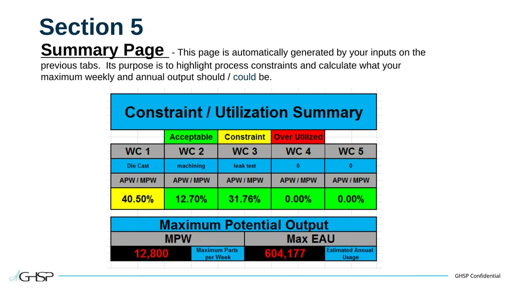 Supplier Capacity Worksheet Shared Equipment - slide 8 of 9
