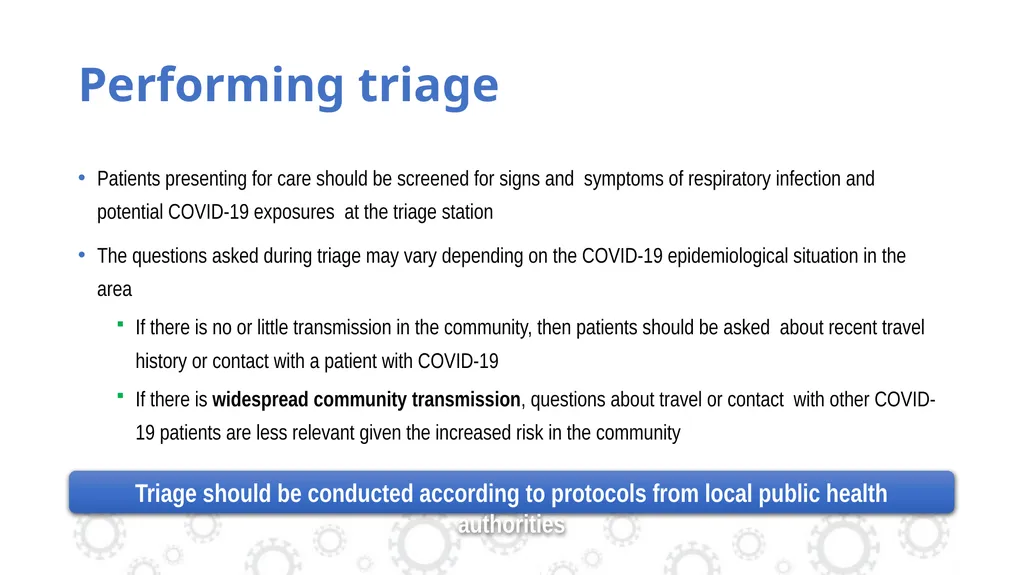 Triage, Source Control and Additional Control - slide 13 of 33