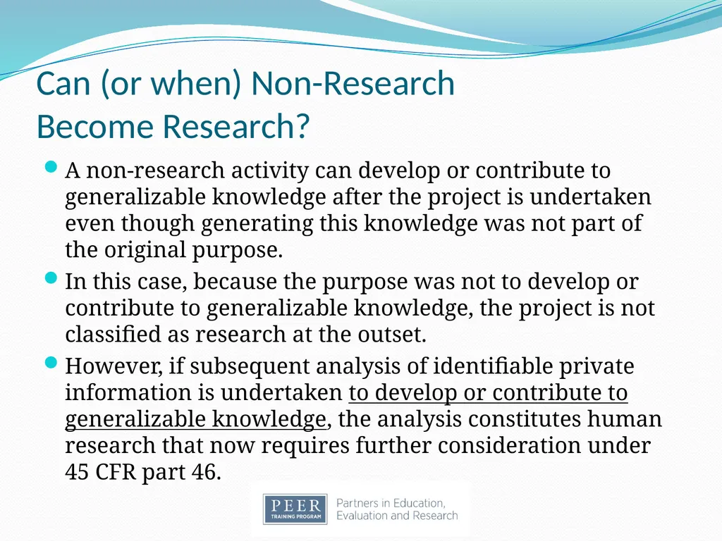 Introduction to Research & Evaluation Module - slide 17 of 31