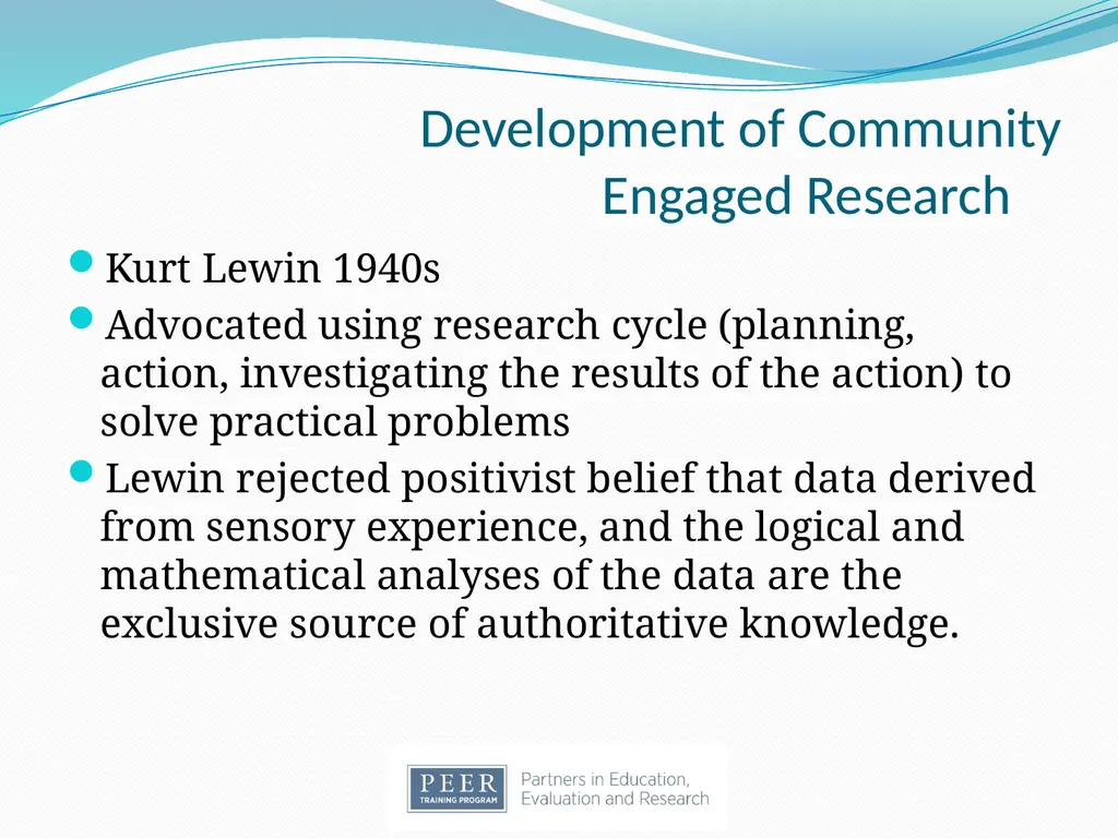 Introduction to Research & Evaluation Module - slide 19 of 31