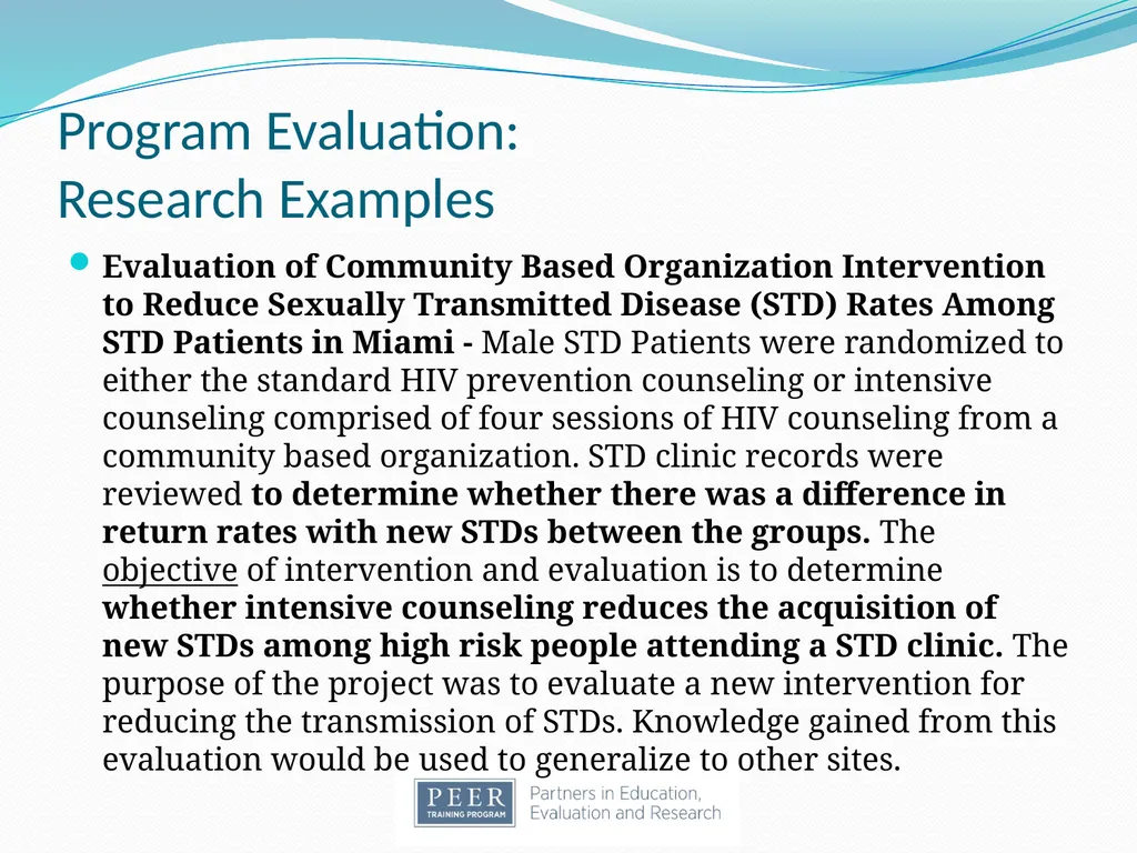 Introduction to Research & Evaluation Module - slide 15 of 31