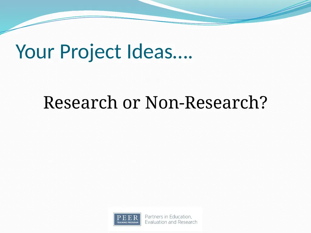 Introduction to Research & Evaluation Module - slide 18 of 31