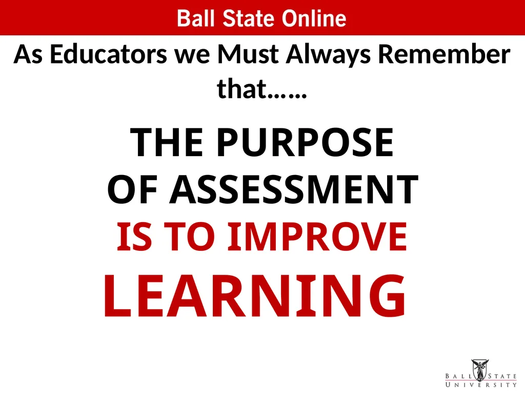 Assessment in the Classroom: Making it Work Online - slide 34 of 37