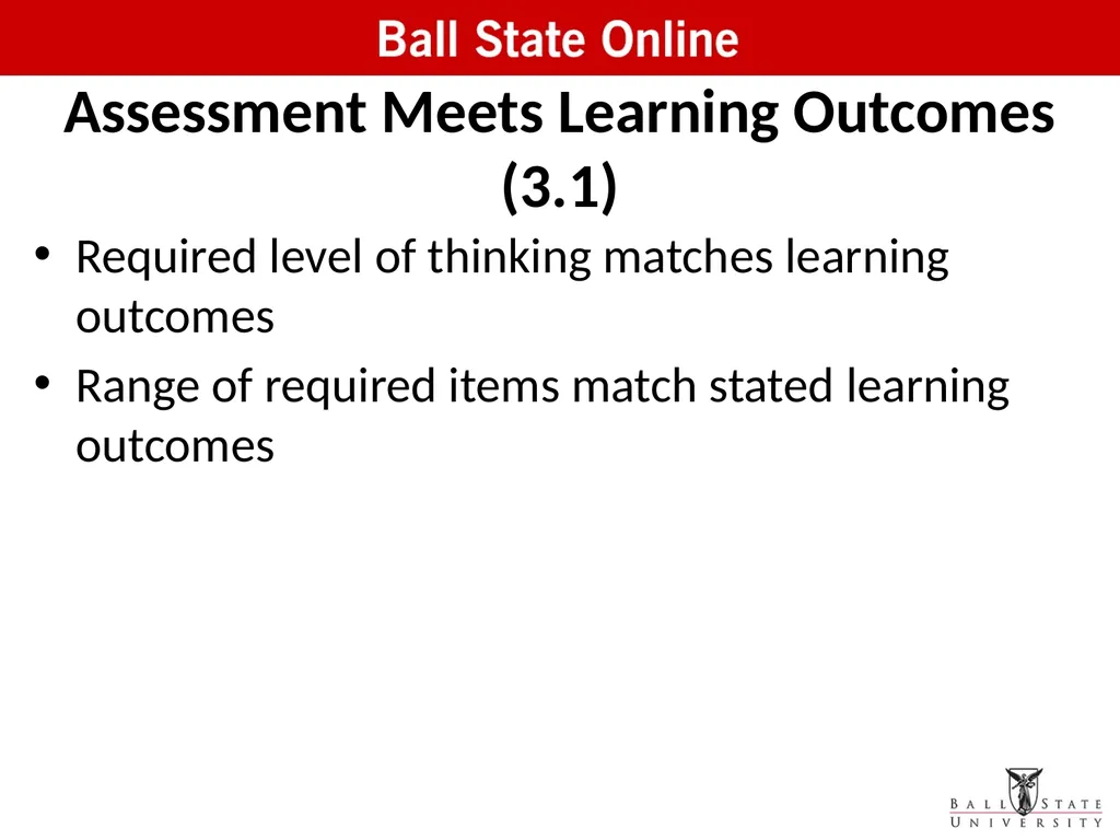 Assessment in the Classroom: Making it Work Online - slide 29 of 37