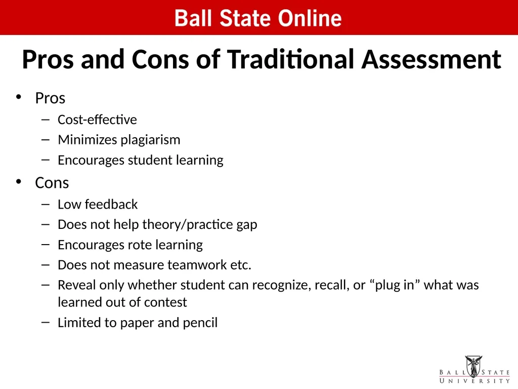 Assessment in the Classroom: Making it Work Online - slide 16 of 37