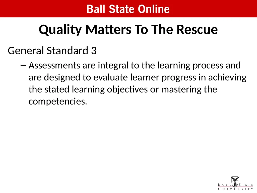 Assessment in the Classroom: Making it Work Online - slide 28 of 37