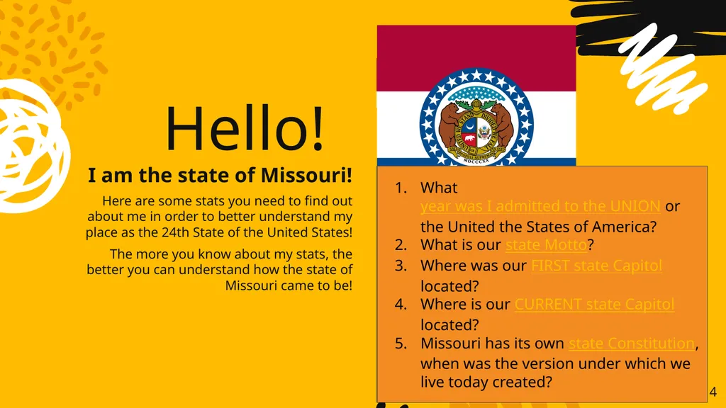 Meet Missouri! Lesson Explanation Video Get To - slide 4 of 18