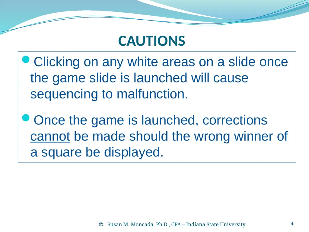 PowerPoint Tic-Tac-Toe Template Susan M. Moncada, - slide 4 of 22