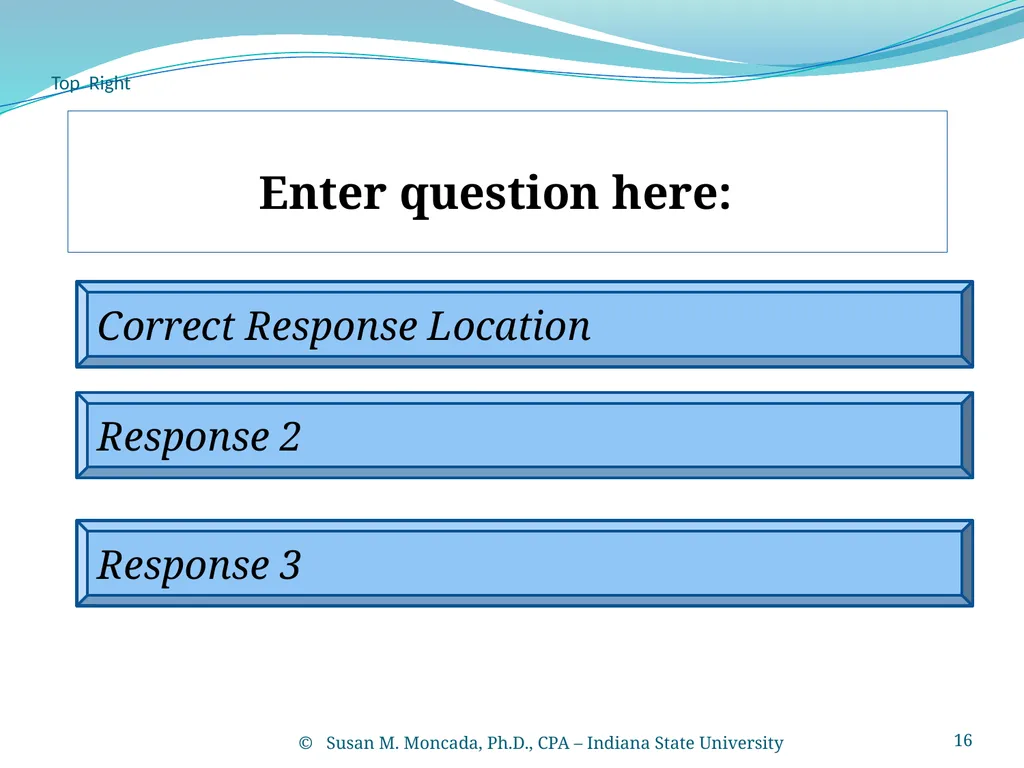 PowerPoint Tic-Tac-Toe Template Susan M. Moncada, - slide 16 of 22