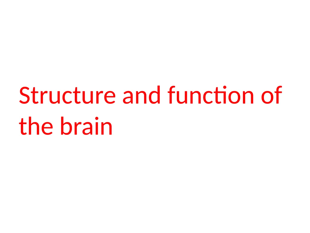 Biological basis of behavior *The physical - slide 17 of 23