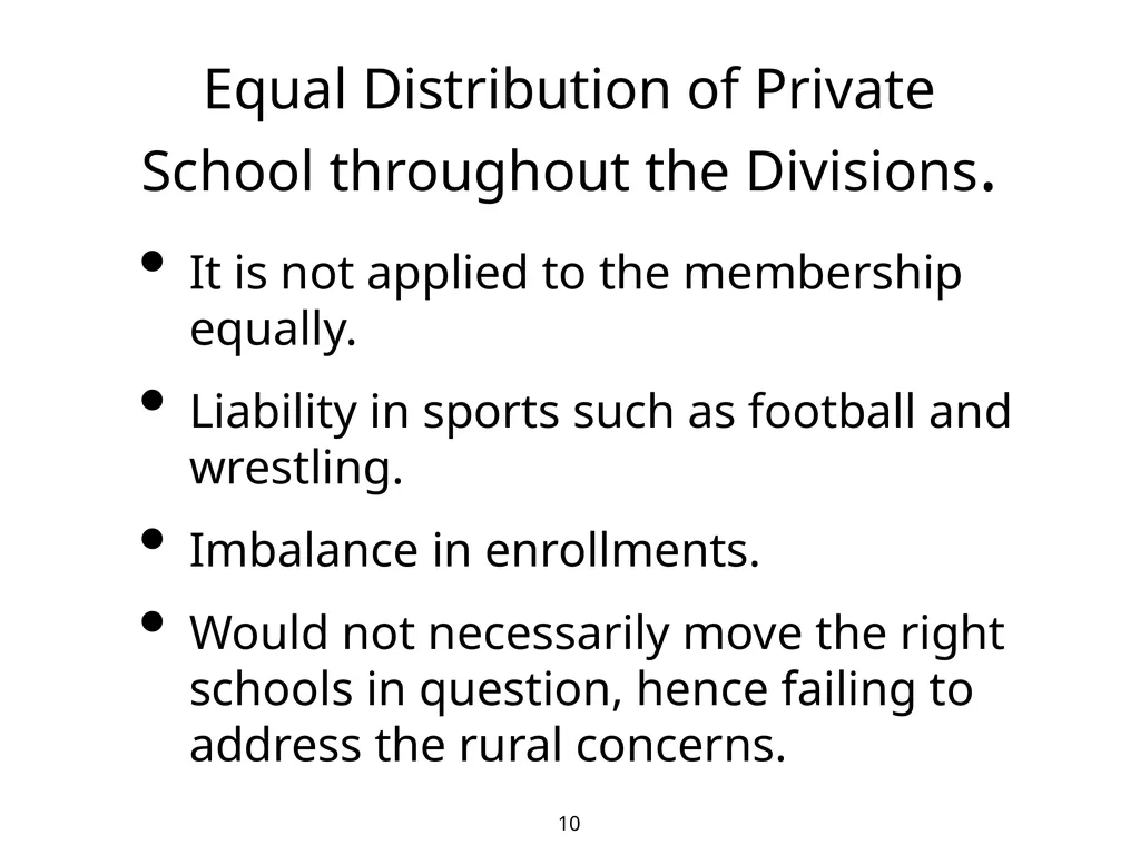 Competitive Equity Ad Hoc Committee Proposal - slide 10 of 24