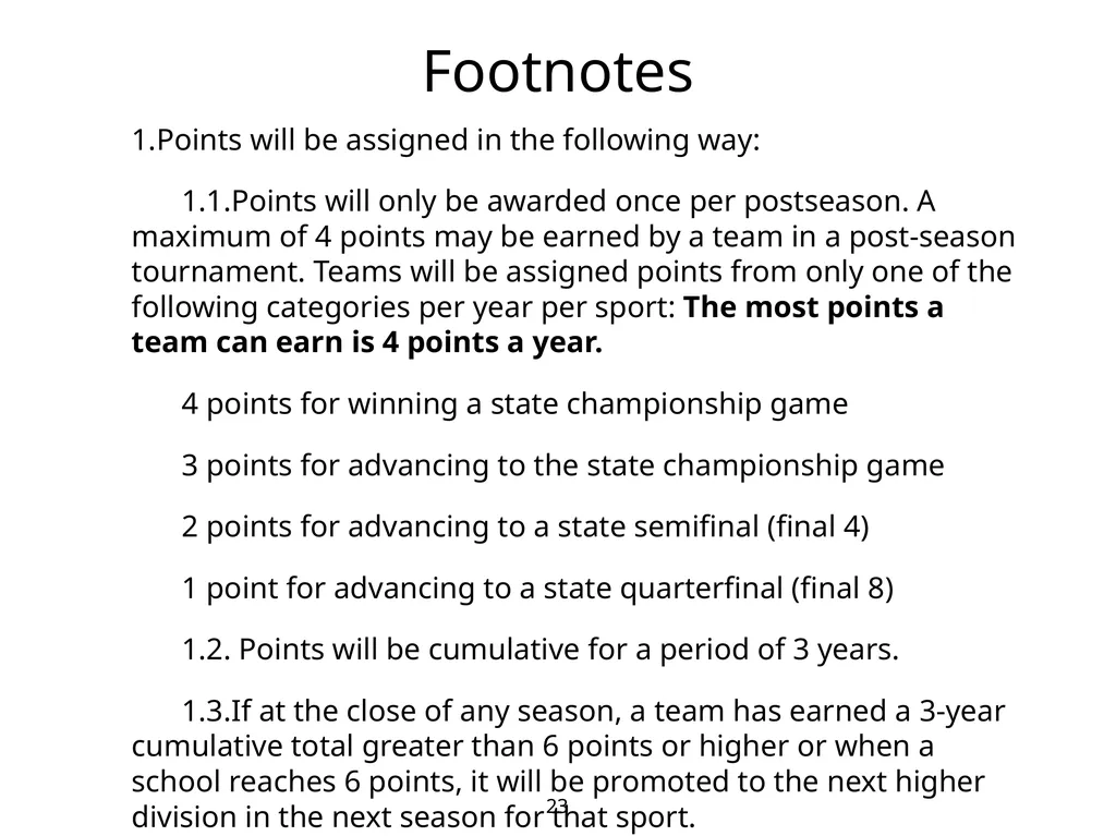Competitive Equity Ad Hoc Committee Proposal - slide 23 of 24
