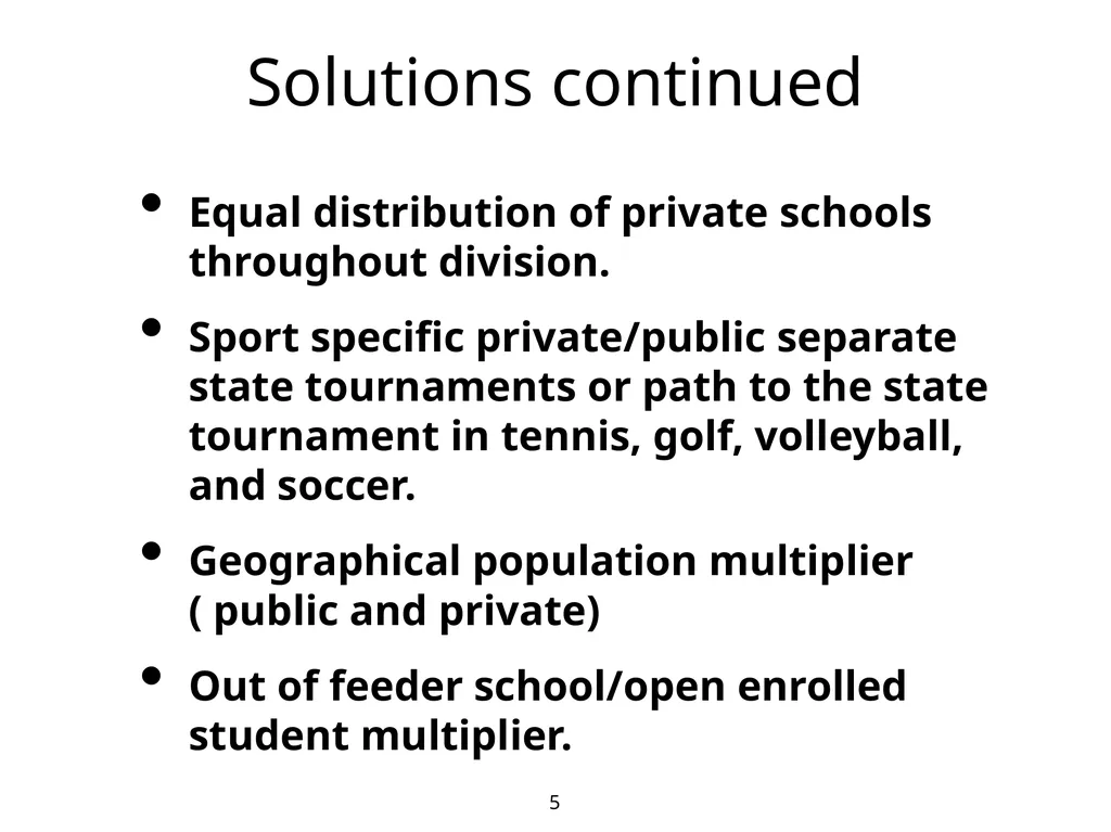 Competitive Equity Ad Hoc Committee Proposal - slide 5 of 24