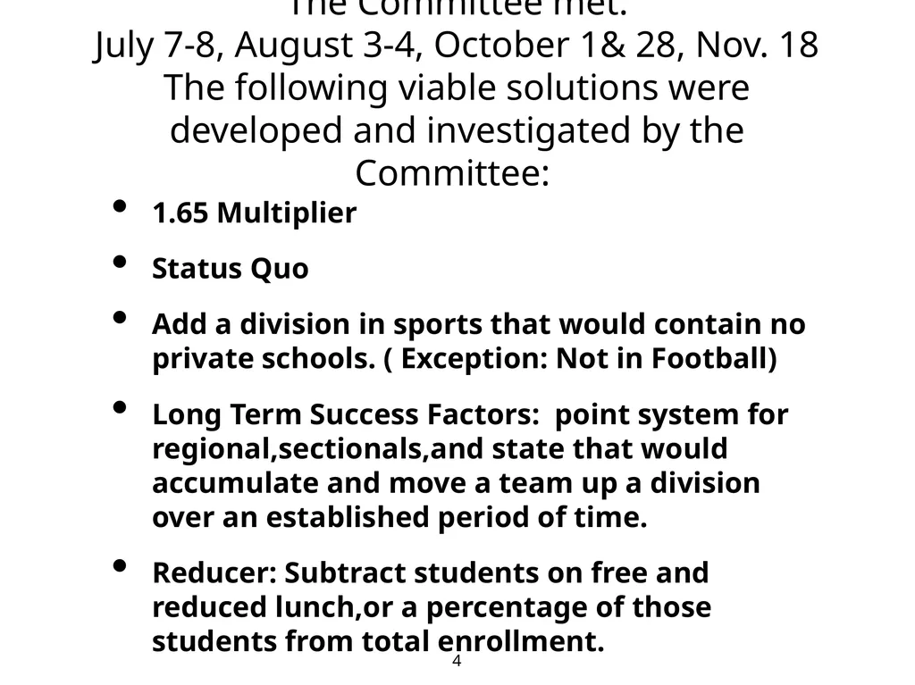 Competitive Equity Ad Hoc Committee Proposal - slide 4 of 24