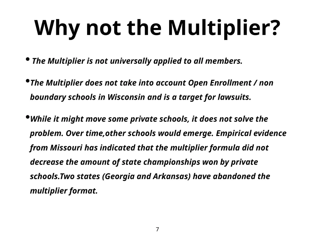 Competitive Equity Ad Hoc Committee Proposal - slide 7 of 24