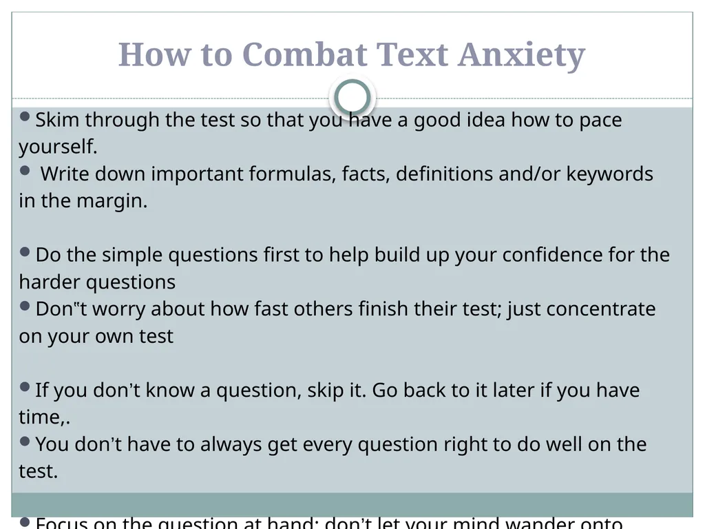 Review, Practice, Review Right Now - Focus on: - slide 35 of 37