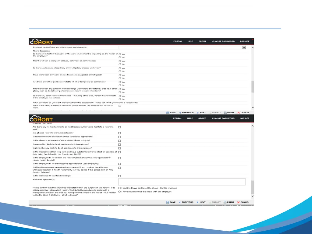 Cohort Training Management Referrals Introduction - slide 17 of 22