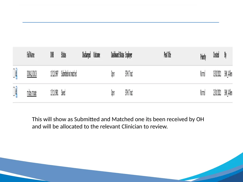Cohort Training Management Referrals Introduction - slide 21 of 22