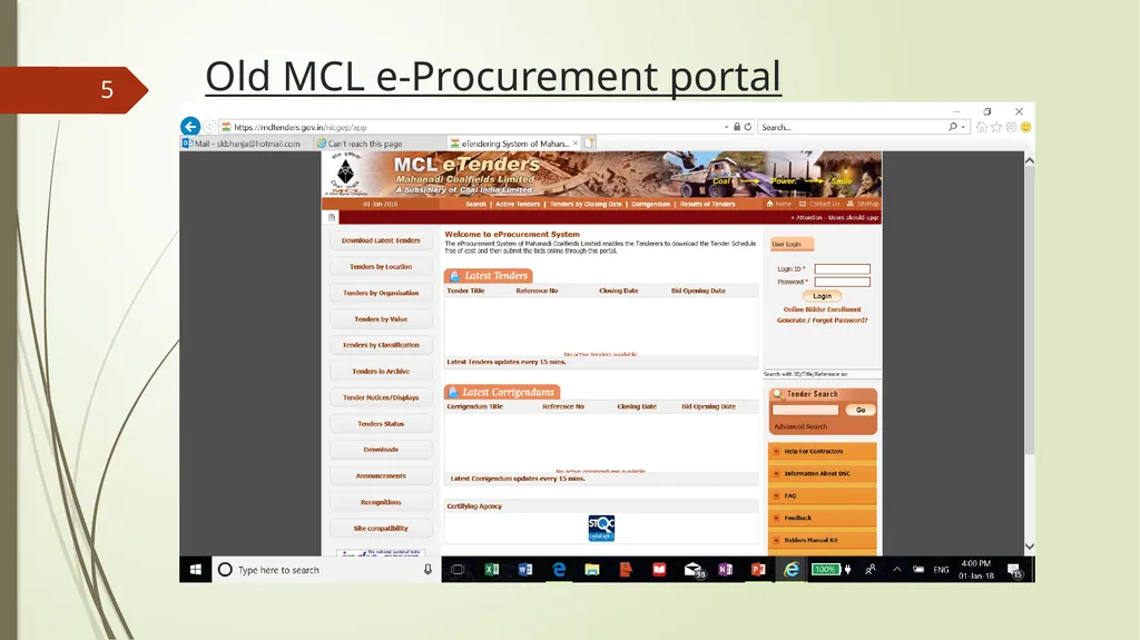 Successful Implementation of eProcurement system - slide 5 of 19