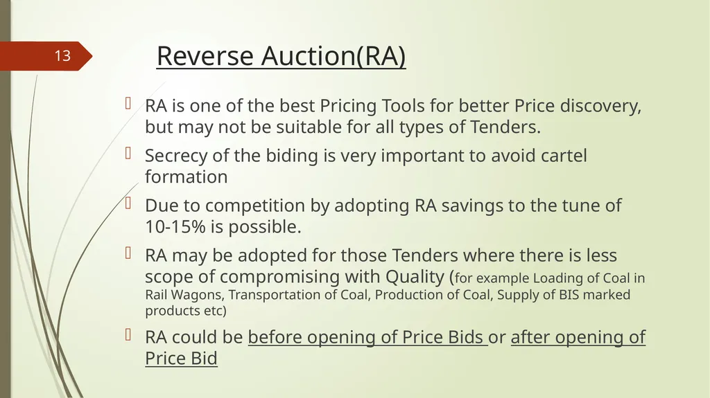 Successful Implementation of eProcurement system - slide 13 of 19